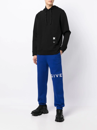 Givenchy Logo-print Track Pants In Blue