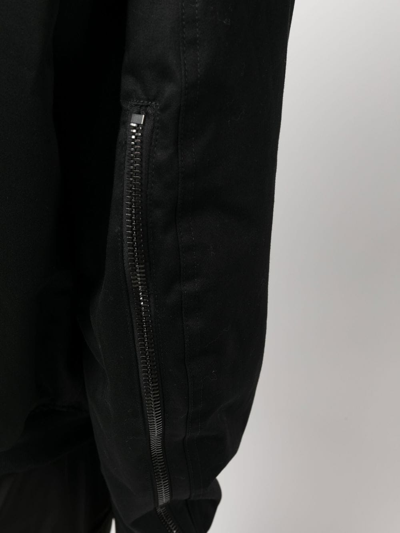 Shop 424 Zip-detail Bomber Jacket In Schwarz