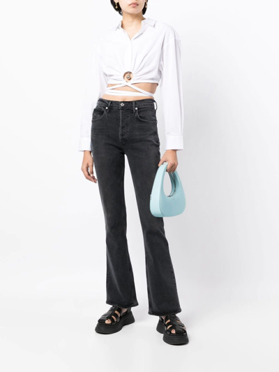 Shop Citizens Of Humanity High-waisted Bootcut Jeans In Schwarz