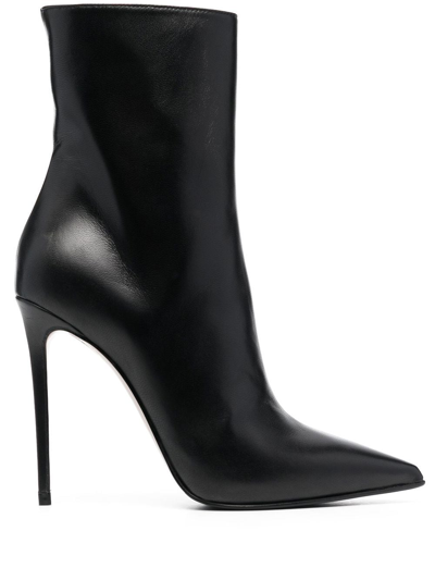 Shop Le Silla Eva 120mm Ankle Boots In Schwarz