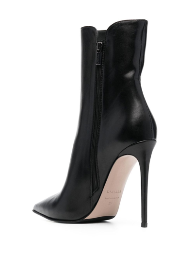 Shop Le Silla Eva 120mm Ankle Boots In Schwarz