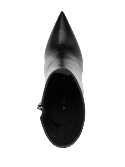 Shop Le Silla Eva 120mm Ankle Boots In Schwarz