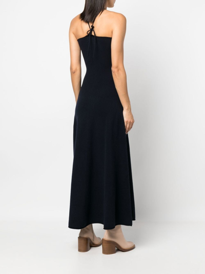 Shop Extreme Cashmere Dna Cashmere Maxi Dress In Blue