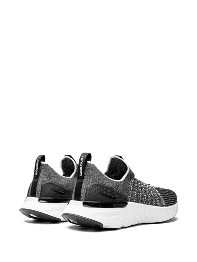 Nike React Phantom Run Flyknit 2 Running Shoe In Black