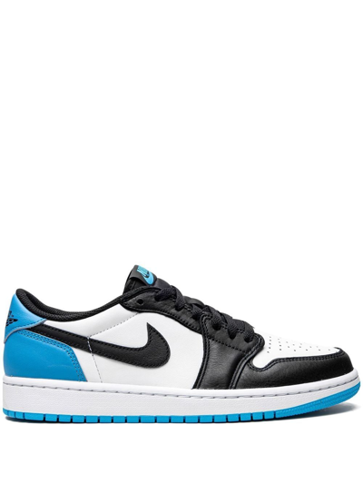 Shop Jordan Air  1 Low "unc" Sneakers In White