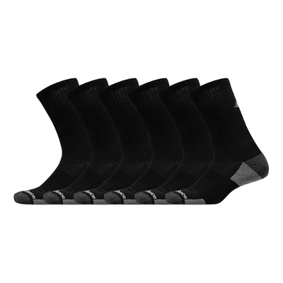 Shop New Balance Unisex Cushioned Crew Socks 6 Pack In Black