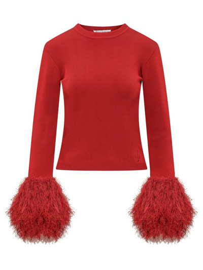 Shop Jw Anderson Pom Pom In Red
