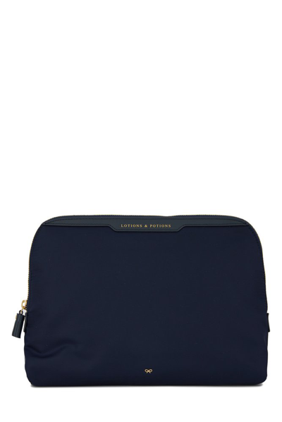 Shop Anya Hindmarch Zip In Navy