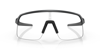 Oakley Geometric Frame Plain Mirror In Matte Carbon