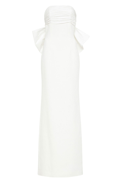 Rebecca Vallance Madeline Bow-detail Strapless Gown