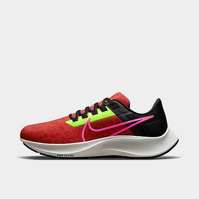 Shop Nike Women's Air Zoom Pegasus 38 Running Shoes In Chile Red/black/platinum Tint/hyper Pink