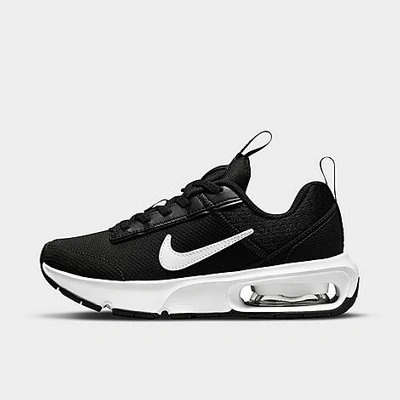 Shop Nike Little Kids' Air Max Intrlk Lite Stretch Lace Casual Shoes In Black/anthracite/wolf Grey/white