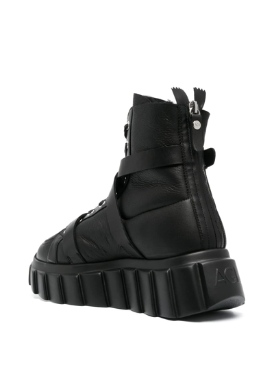 Shop Agl Attilio Giusti Leombruni Blondie Mountain Sneaker-booties In Black