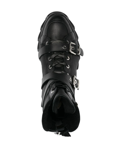 Shop Agl Attilio Giusti Leombruni Blondie Mountain Sneaker-booties In Black