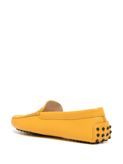 Tod's Slip-on Style Loafers In Orange