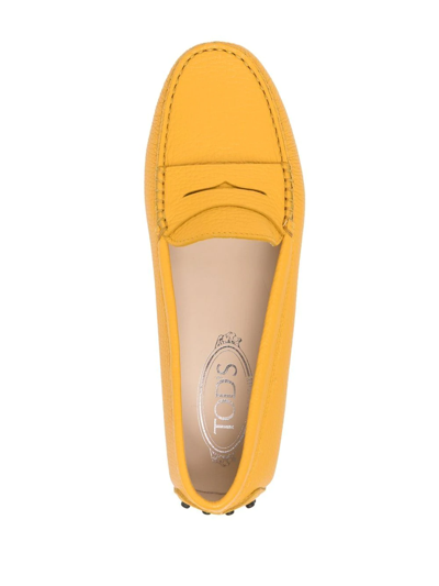 Tod's Slip-on Style Loafers In Orange
