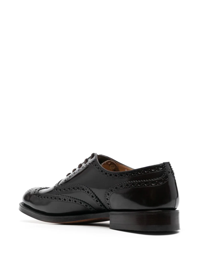 Shop Church's Burwood Polished Leather Brogues In Black