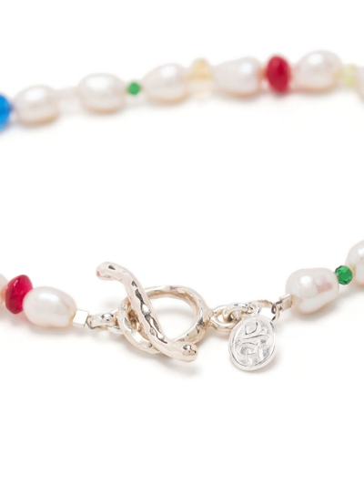 Shop Dower & Hall Carnival Gemstone Bracelet In White