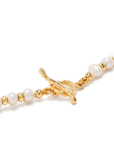 Shop Dower & Hall Timeless Halo Bracelet In White