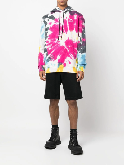 Shop Mauna Kea Tie-dye Print Hoodie In Pink