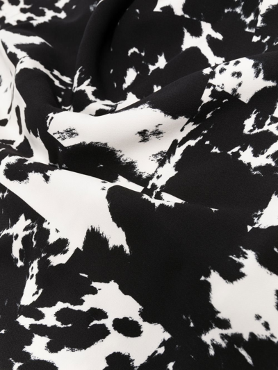 Rodebjer Abstract-print Scarf In Black