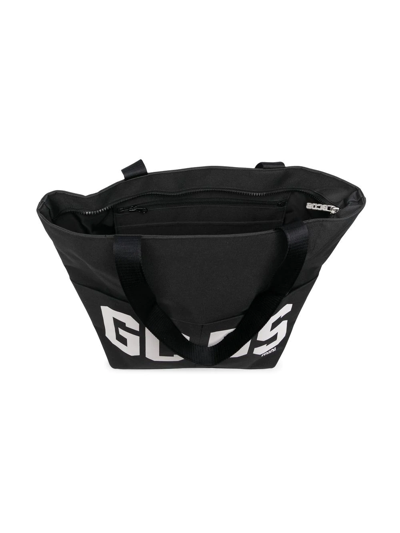 Shop Gcds Logo-print Shoulder Bag In 60100 Black