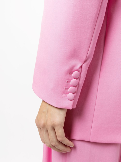 Shop Magda Butrym Notched-lapel Single-breasted Blazer In Pink