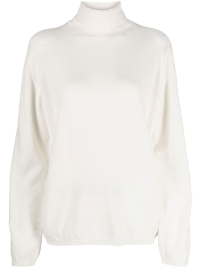 Sofie D'hoore Roll-neck Cashmere Jumper In White