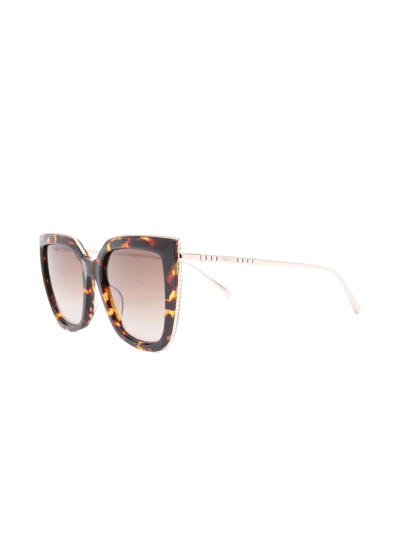 Chopard Eyewear Cat-eye Frame Sunglasses In Brown