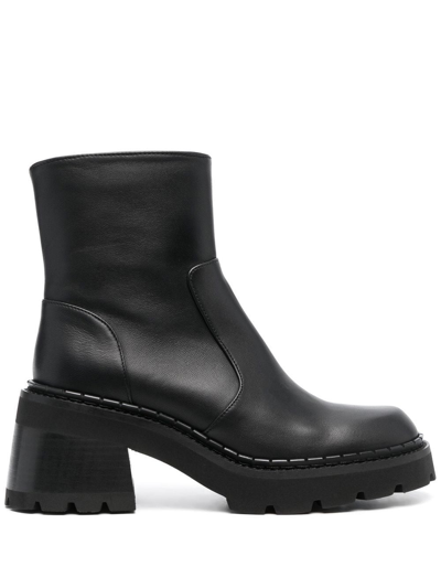 Shop By Far Norris Combat Boots In Black