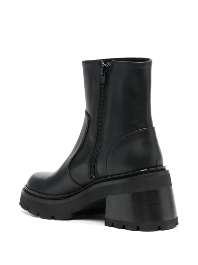 Shop By Far Norris Combat Boots In Black