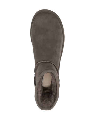 Ugg Classic Mini Ii Shearling Ankle Boots In Grey