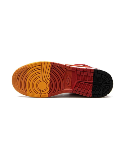 Jordan Air  1 Mid Se Sneakers In Orange