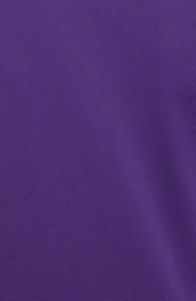 Shop Moncler Logo Graphic Sweatshirt In Purple