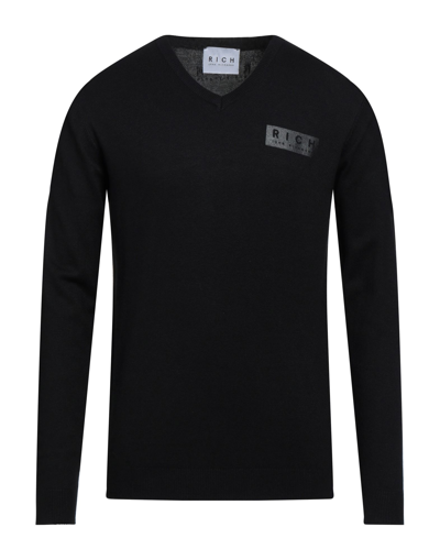 Shop Rich Man Sweater Black Size S Viscose, Nylon