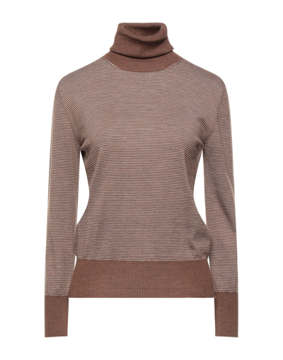 Shop Giuliva Heritage Collection Turtlenecks In Cocoa