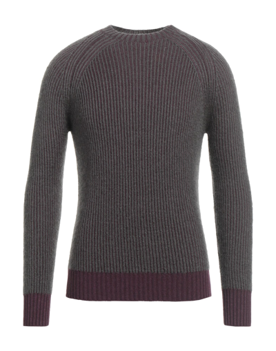 Shop H67 Man Sweater Deep Purple Size S Mohair Wool, Nylon, Wool, Viscose, Cashmere
