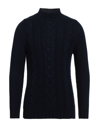 Shop Bark Man Turtleneck Midnight Blue Size L Viscose, Polyamide, Merino Wool, Cashmere