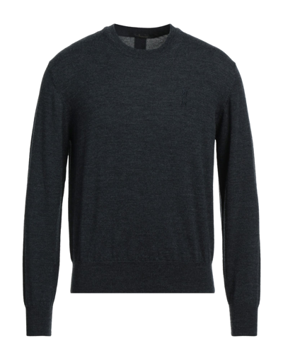 Shop Billionaire Man Sweater Steel Grey Size 3xl Virgin Wool