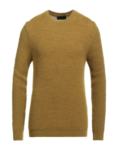 Shop Diktat Man Sweater Acid Green Size Xxl Acrylic, Alpaca Wool, Viscose