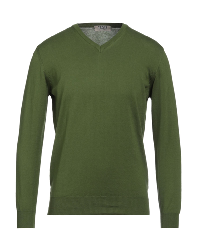 Shop Tsd12 Man Sweater Green Size Xl Cotton