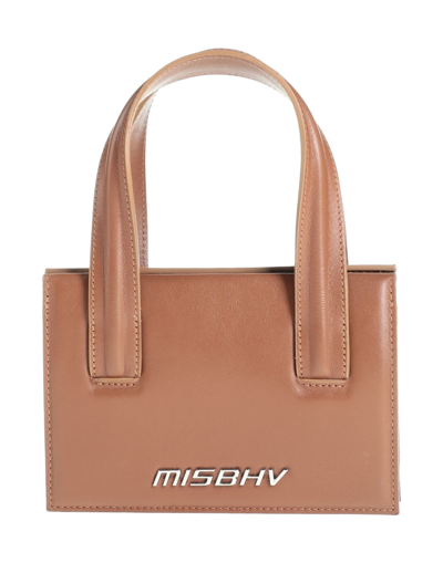 Shop Misbhv Woman Handbag Brown Size - Soft Leather