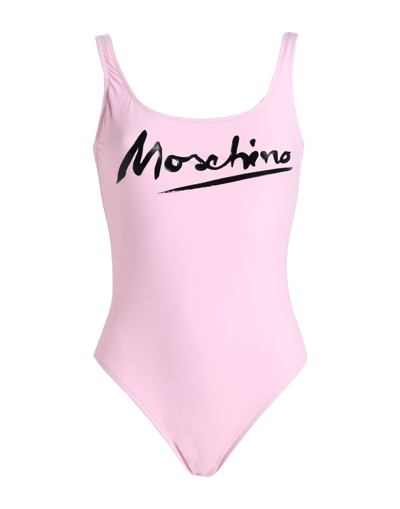 Shop Moschino Woman One-piece Swimsuit Pink Size 6 Polyamide, Elastane