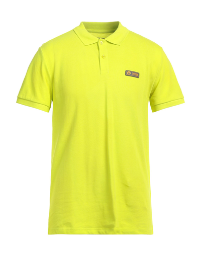 Shop Ciesse Piumini Man Polo Shirt Acid Green Size M Cotton