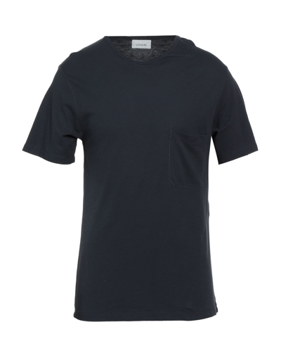 Shop Lemaire T-shirts In Steel Grey