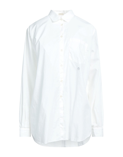 Shop Massimo Alba Woman Shirt White Size L Cotton