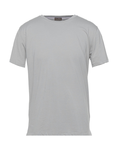 Shop Florence Cashmere Man T-shirt Light Grey Size 42 Cotton