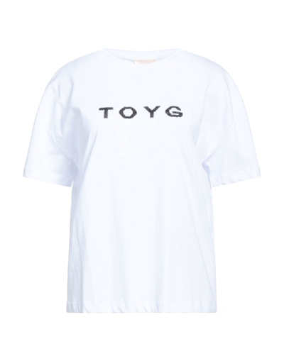 Shop Toy G. Woman T-shirt White Size L Cotton