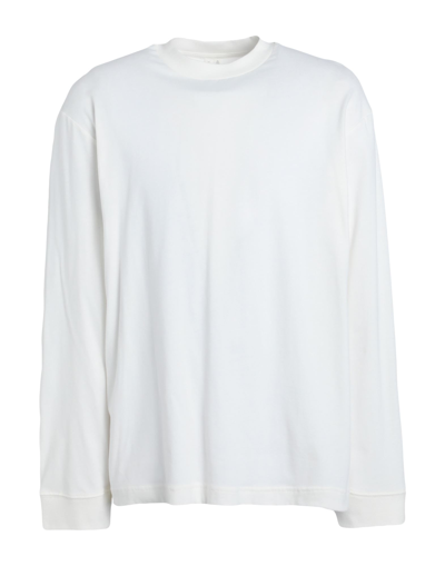 Shop Arket Man T-shirt Ivory Size Xl Cotton In White