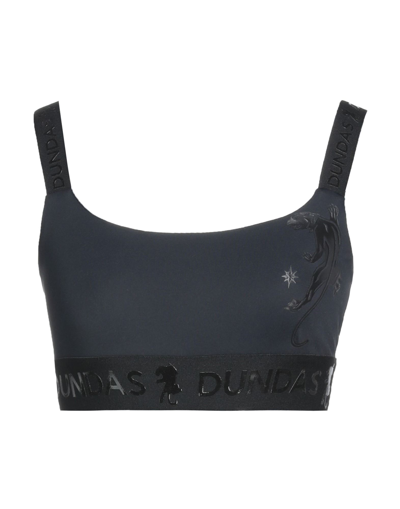 Shop Dundas Woman Top Black Size Xs Polyester, Elastane, Nylon